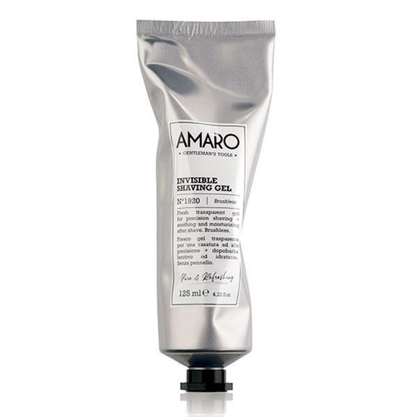 Gel transparente de Amaro refrescante para un afeitado preciso, y bálsamo lenitivo e hidratante para Ml AMARO Invisible Shaving Gel 125ml11.87