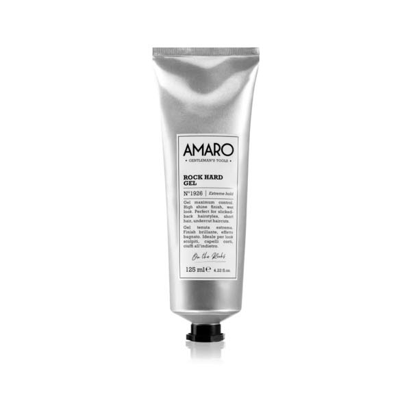 Gel para hombres con el  máximo control. Acabado: brillante, efecto mojado. Ideal para estilos escul  AMARO Rock Hard Gel 125ml13.42