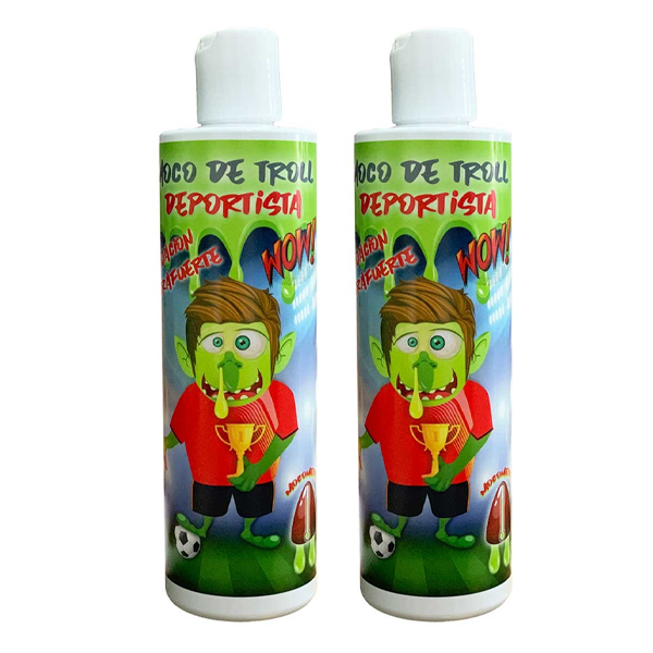 Gel de fijación extra fuerte de larga duración para niños, crearán peinados atrevidos y divertidos s  TROLL - GOMINA DEPORTISTA 300ml6.50