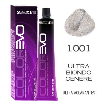 COLOR EVO EVO 1001 ULTRA RUBIO CENIZA 100gr tubo 100g