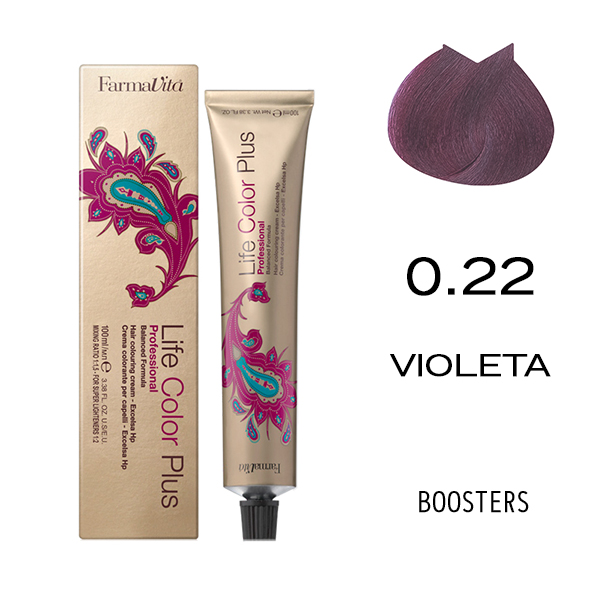 Formulado con la nueva tecnología EXCELSA Hp que proporciona la  nutrición necesaria reintegrando lo Ml LIFE COLOR 0.22 VIOLET 100 ML11.46