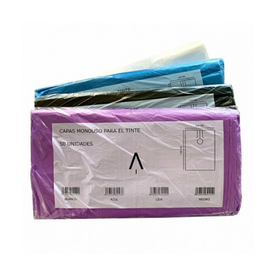 Utillaje CAPA DESECHABLE 100x150 AZUL ASUER, ROLLO 50 u. bolsa 50u