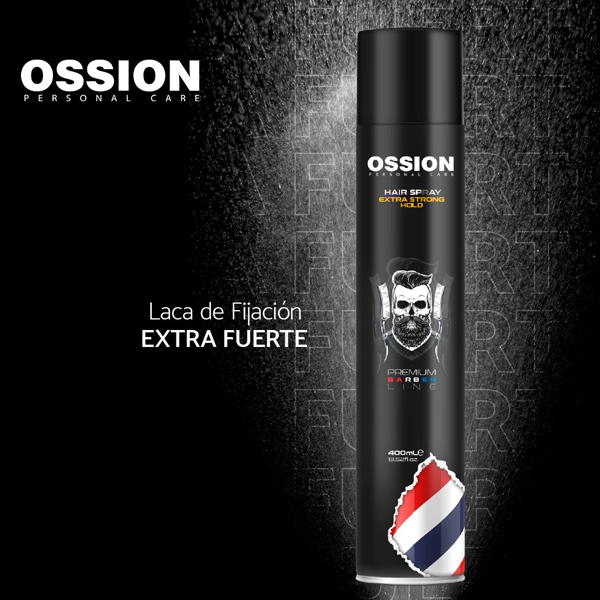  OSSION 400ML EXTRA STRONG HOLD HAIR SPRAY bote 400ml