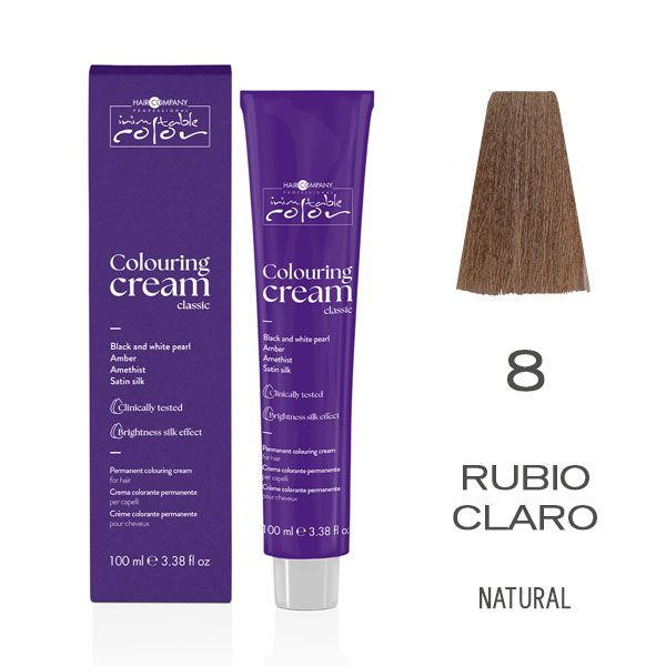 COLOURING CREAM CLASSIC HC. COLOR CREAM 8.0  LIGHT BLOND 100 ml tubo 100ml