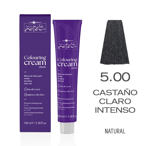 COLOURING CREAM CLASSIC HC. COLOR CREAM 5.00 CASTANO CHIARO INTENSO  100 tubo 100ml