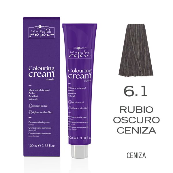 COLOURING CREAM CLASSIC HC. COLOR CREAM 6.1  ASH DARK BLOND 100 ml tubo 100ml