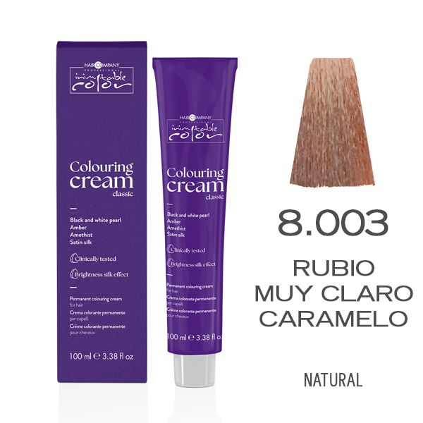 COLOURING CREAM CLASSIC HC. COLOR CREAM 8.003  CARAMEL LIGHT BLOND 100 ml tubo 100ml