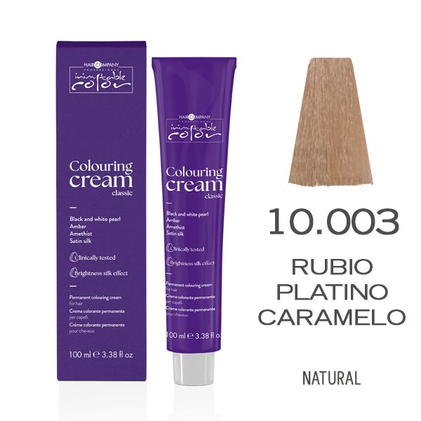 HC. COLOR CREAM 10.003  CARAMEL PLATINUM BLOND 10 Tubo 100ml