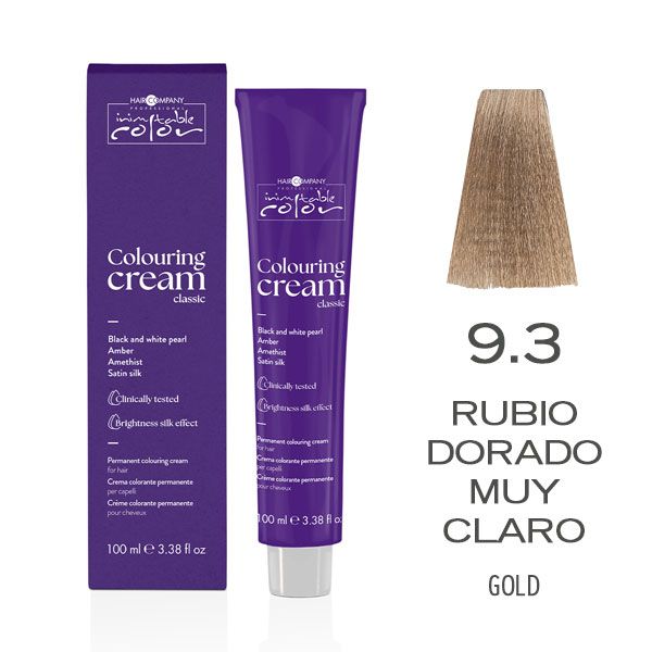 COLOURING CREAM CLASSIC HC. COLOR CREAM 9.3  GOLDEN VERY LIGHT BLOND 100 tubo 100ml