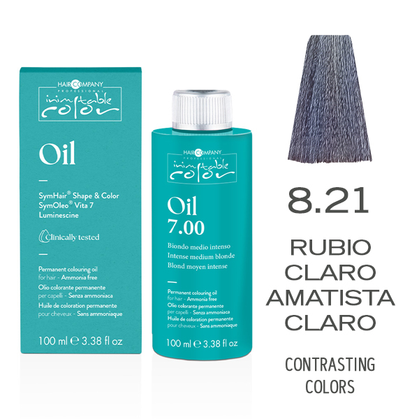 COLOR OIL AMMONIA FREE HC. INIMITABLE COLOR OIL  8.21  100 ml  