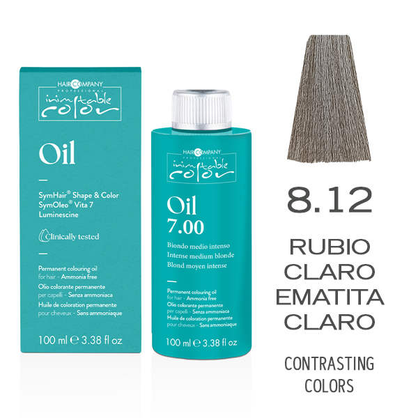 COLOR OIL AMMONIA FREE HC. INIMITABLE COLOR OIL  8.12  100 ml  