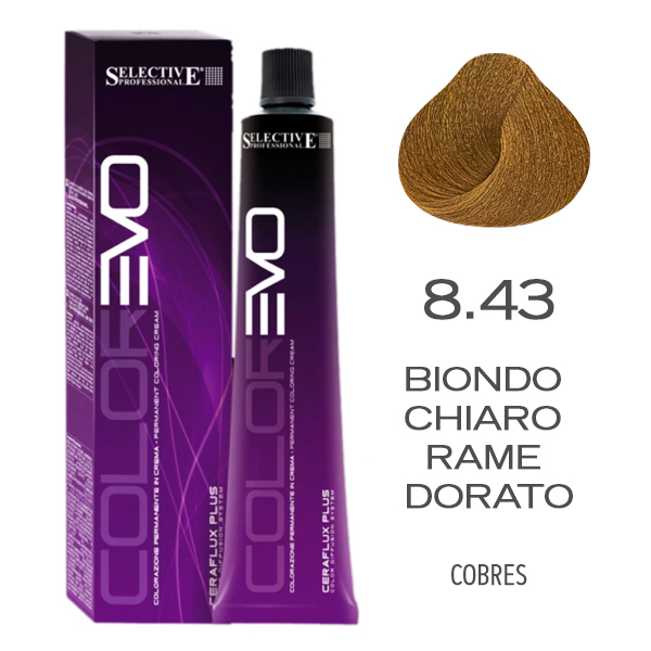 COLOR EVO EVO 8.43 RUBIO CLARO 100gr  