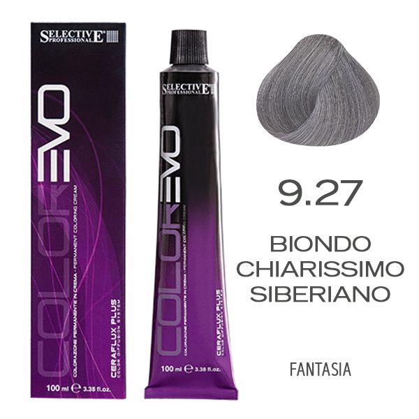 COLOR EVO EVO 9.27 RUBIO CLARISIMO SIBERIANO 100gr tubo 100g