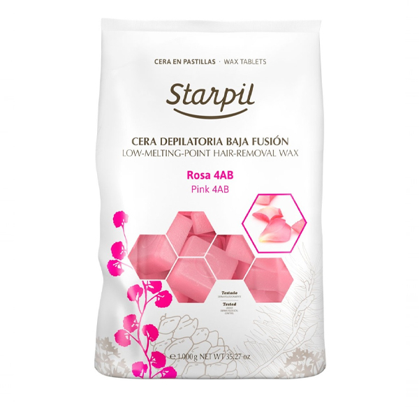   STARPIL BOLSA CERA TACOS ROSA 4 ABEJAS 1KG11.75