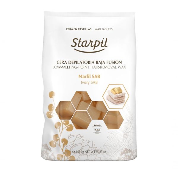 STARPIL BOLSA CERA TACOS MARFIL 5 ABEJAS 1KG  