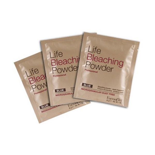 El Life Bleaching Powder de Farmavita, es una decoloración en polvo con fragancia. Es un producto fo  LIFE BLEACHING POWDER decoloración 30g.3.05