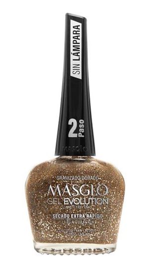   MASGLO GEL EVOLUTION GRANIZADO DORADO 13,5ML11.20