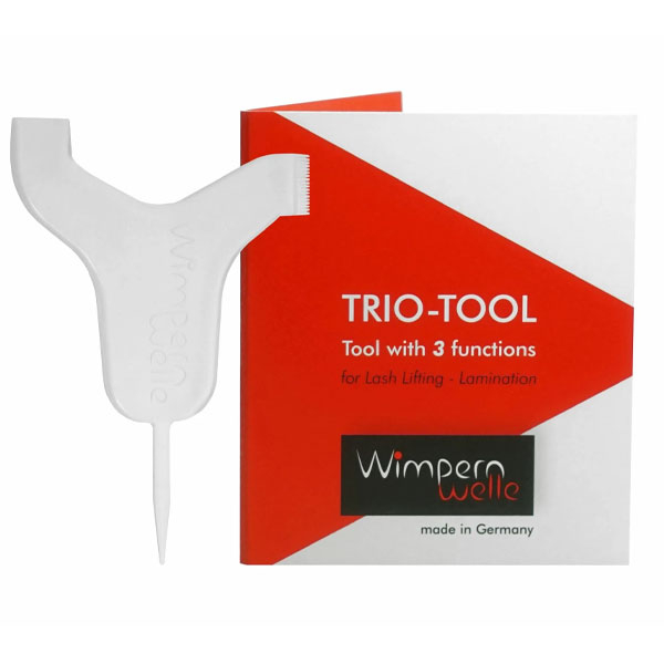 Herramienta con 3 funciones: en el tratamiento Lifting de pestañas , se usa para la aplicación rápid  WIMPERWELLE UTENSILIO TRIO TOOL7.90